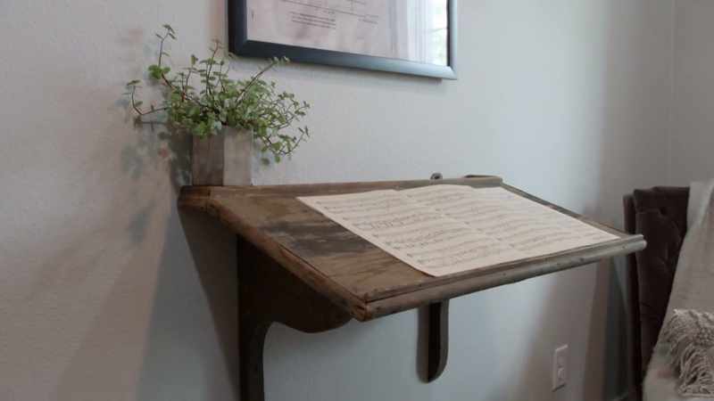 This was actually a Bible stand from an old church