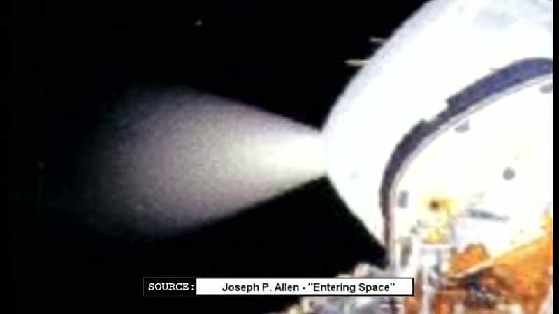 This is another image during the shuttle maneuvering in space