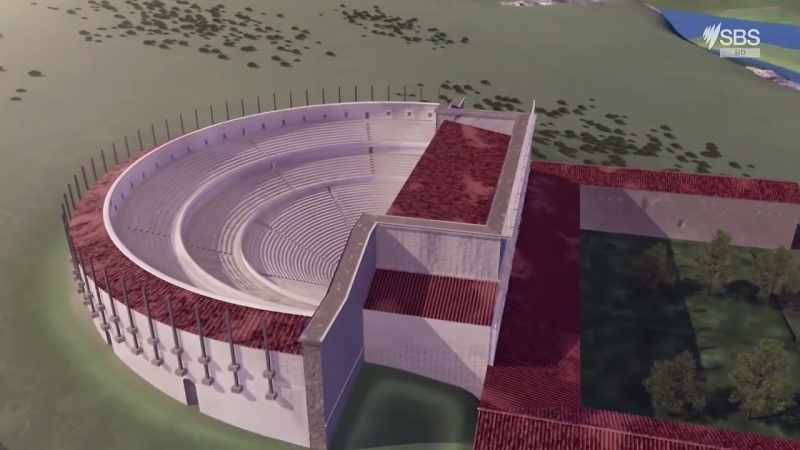 This architectural giant could seat 10,000 people