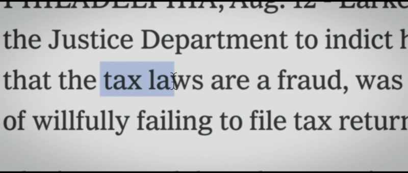 This argument that taxation is theft
