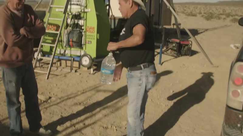 This bottle right here is the last gallon you're going to put into the rocket