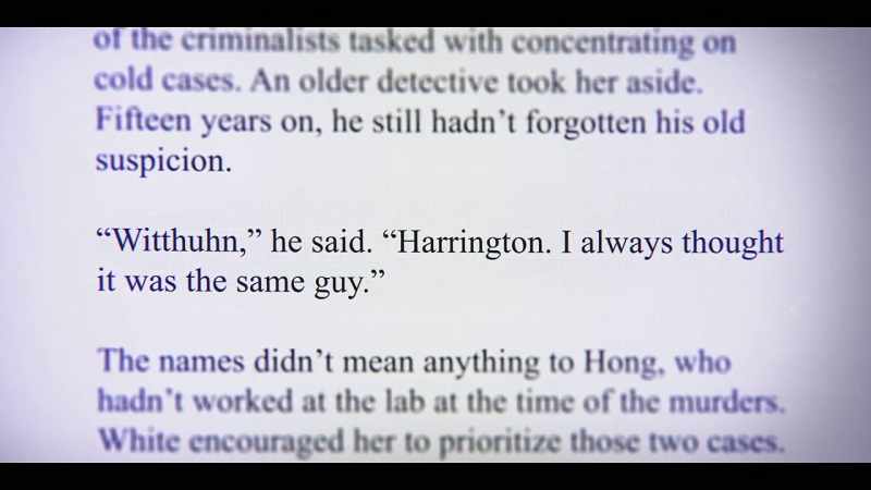This case was the very first cold case