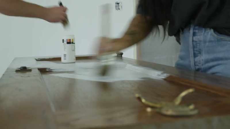 This chalk paint sticks to anything