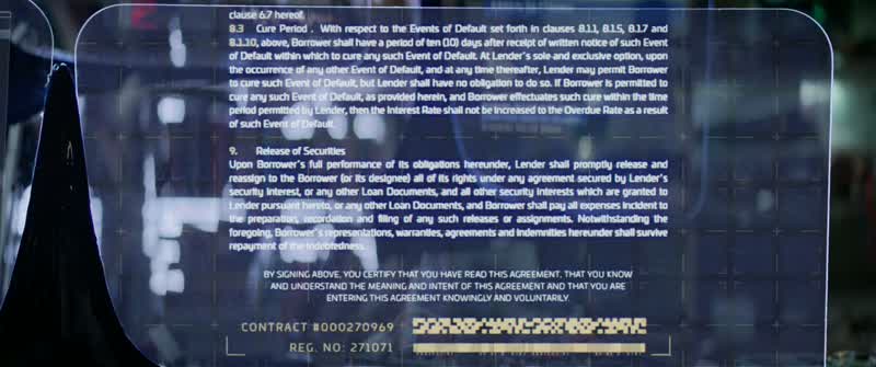 This contract was executed the same day as we got our promotion
