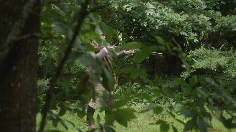 This curious kid often went hunting