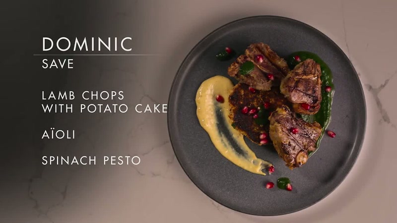 This dish is grilled lamb chops