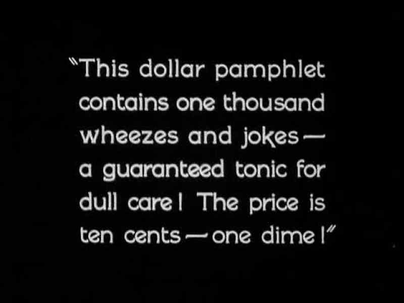 This dollar pamphlet contains one thousand wheezes and jokes