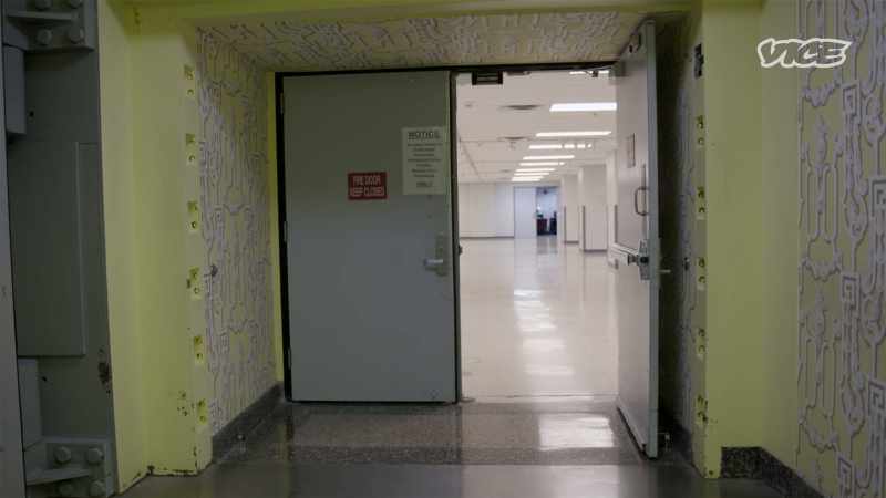 This door we went through, which I... well, I guess