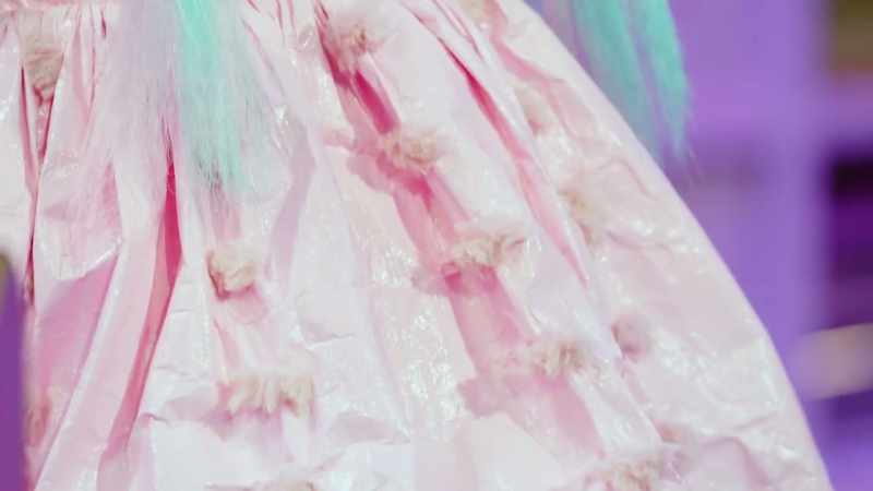 This dress is actually made