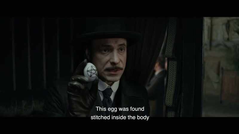 This egg was found stitched inside the body