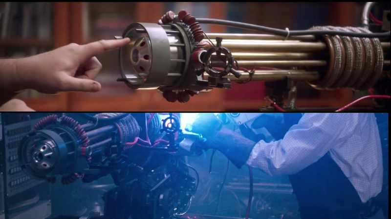 This emitter here, he built it in 3D, so that it would look