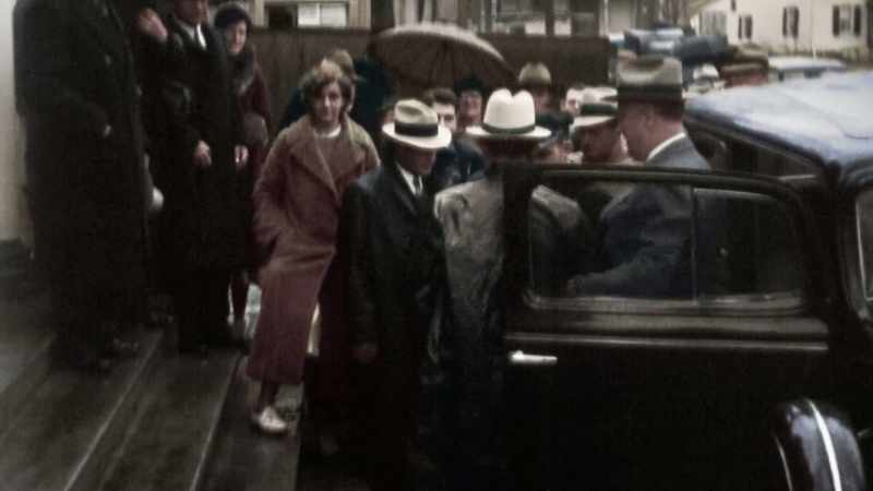 THIS FOOTAGE SHOWS THE SECURITY DETAIL