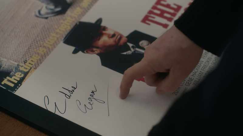 This French Connection poster is signed by Eddie Egan