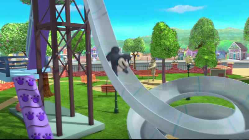 This giant slide is giant
