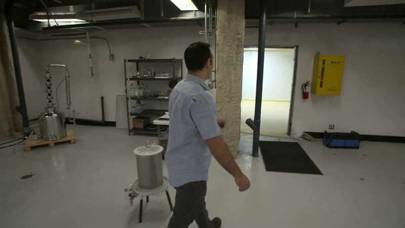 This is going to be our bottling room