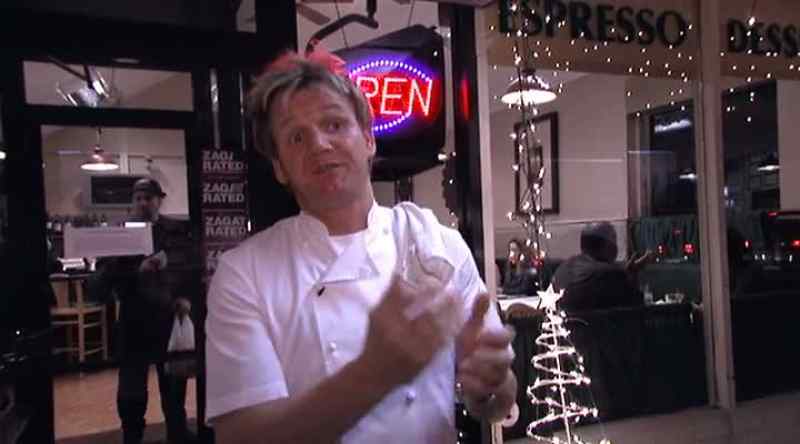 This guy is just using this restaurant to feed his ego