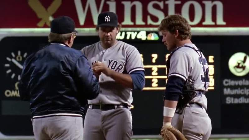 This guy threw at his own son in a father son game