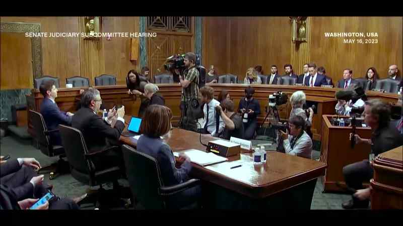 This hearing is on the oversight of artificial intelligence