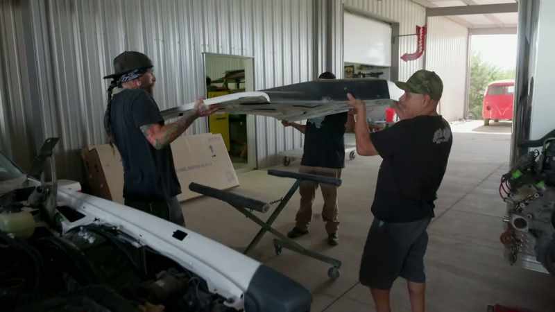 This hood is huge, so it's going to take at least