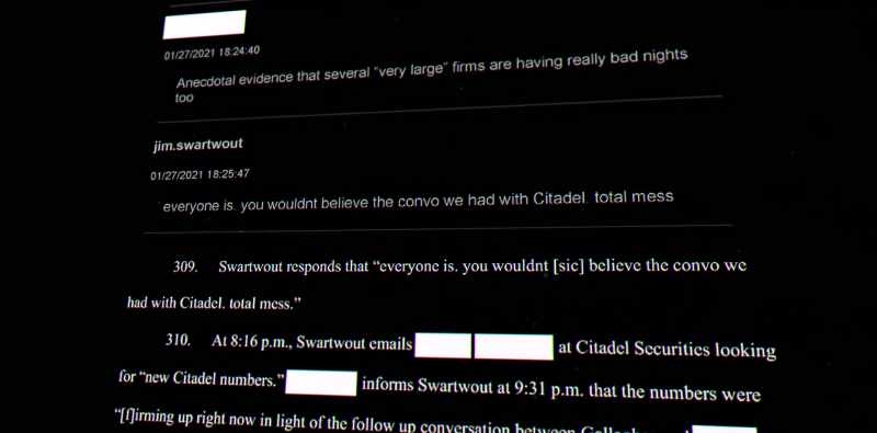 This internal chat message on January 27