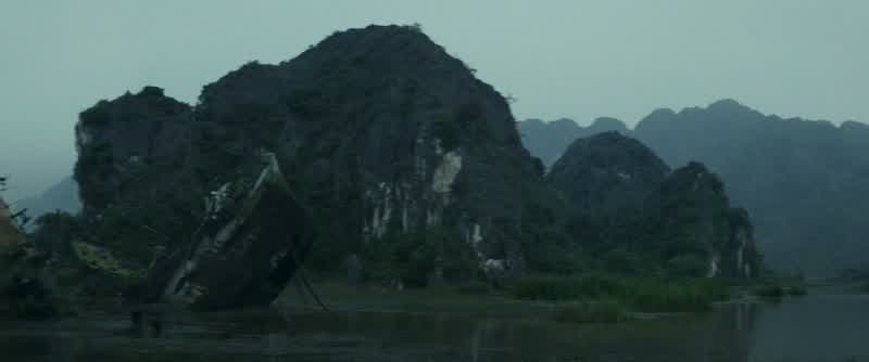 This is the edge of the island