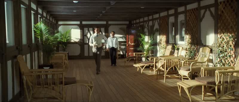 This is your private promenade deck, sir