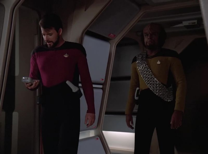 This isn't a Federation ship. These walls aren't tritanium
