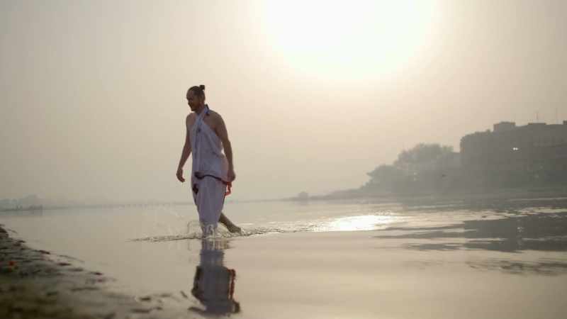 This journey to Vrindaban marks the beginning
