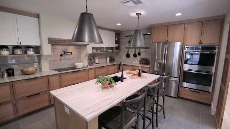 This kitchen, we've really just opened up this whole space