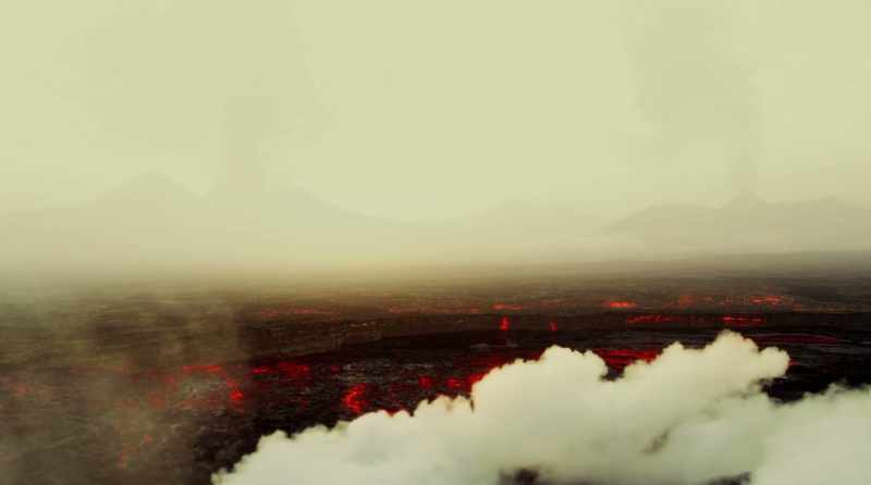 This lava formed a vast plateau