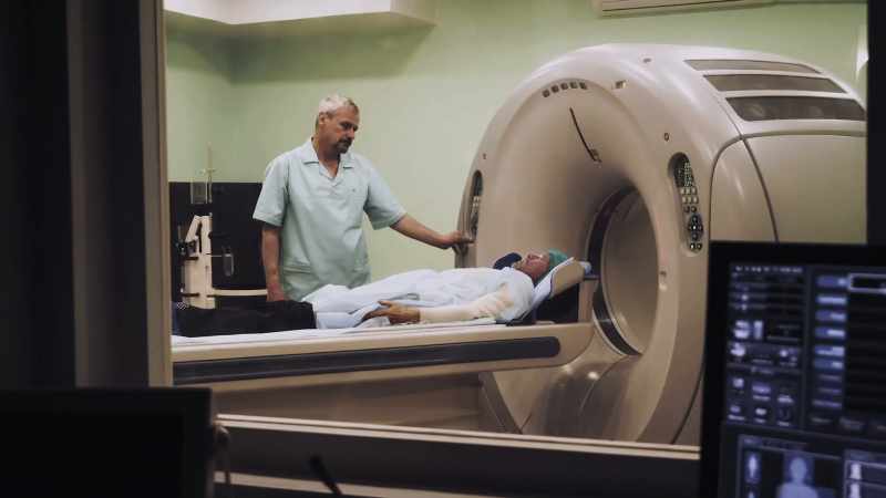 This looks like a possible aneurism. He needs a second MRI