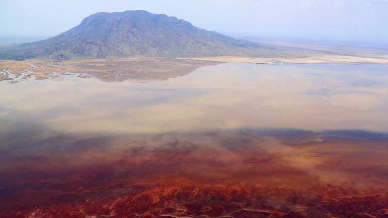 This makes the lake extremely alkaline