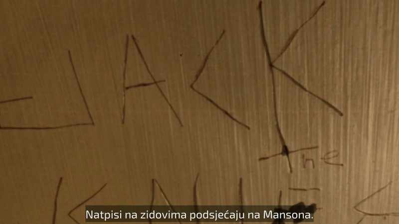 This is Manson-like, with writing on the wall