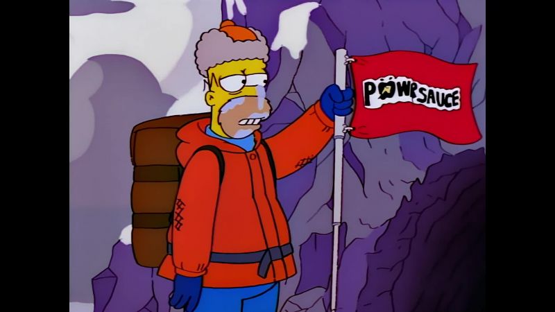 This may not be the top, but it's as close as a Simpsons ever gonna get