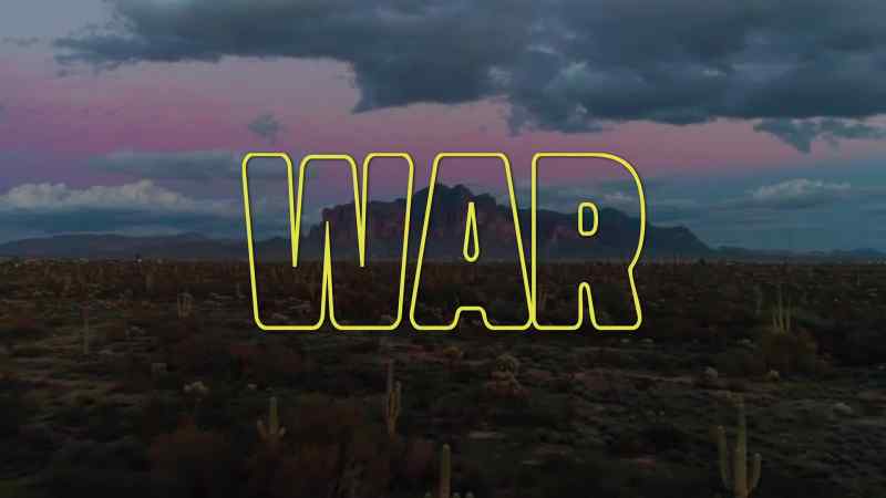 This means fucking war