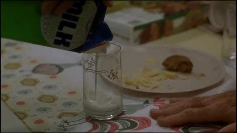 This milk has chunks in it