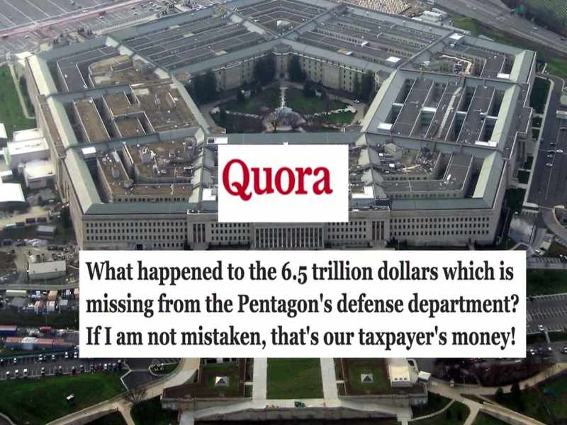 This money is going into unacknowledged projects