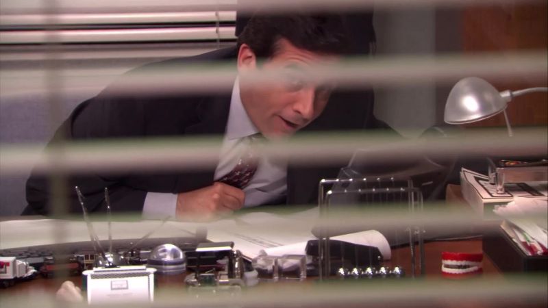 This morning, the phone guy comes in