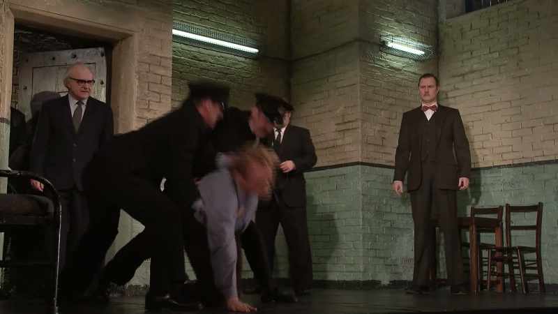This is my cell, get out! - Just go easy, lad