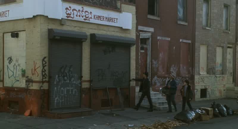 Aw this neighborhood's comin' down with tooth decayIt's called urban blight Oh yeah