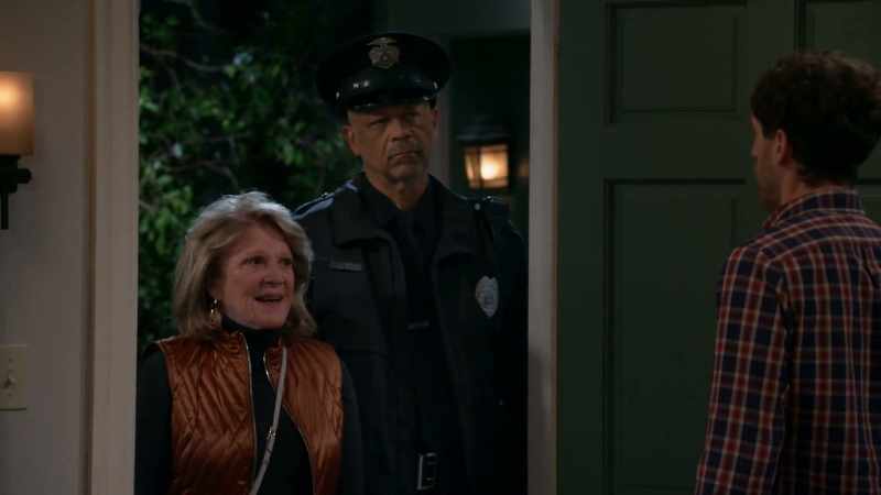 This nice officer just brought me home, son
