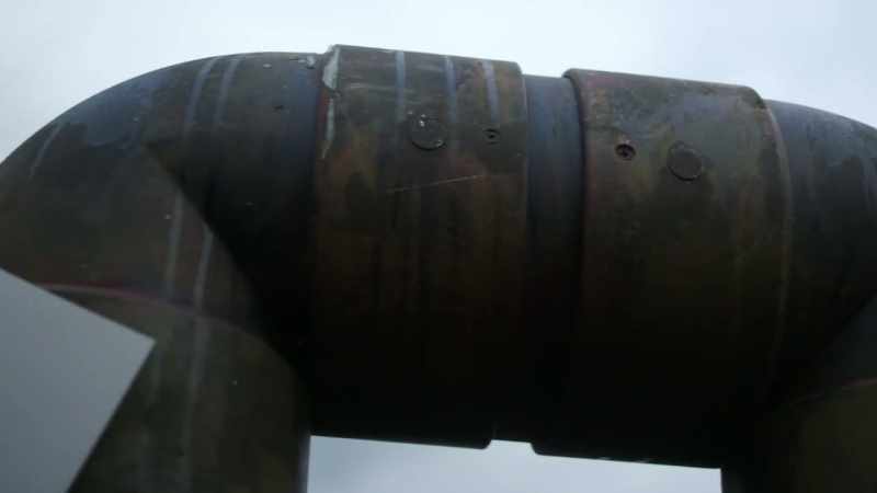This is on a big pipe, maybe 2 feet in diameter