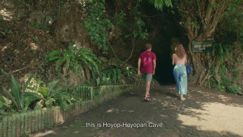 This one is Hoyop-Hoyopan cave, which means blowing wind