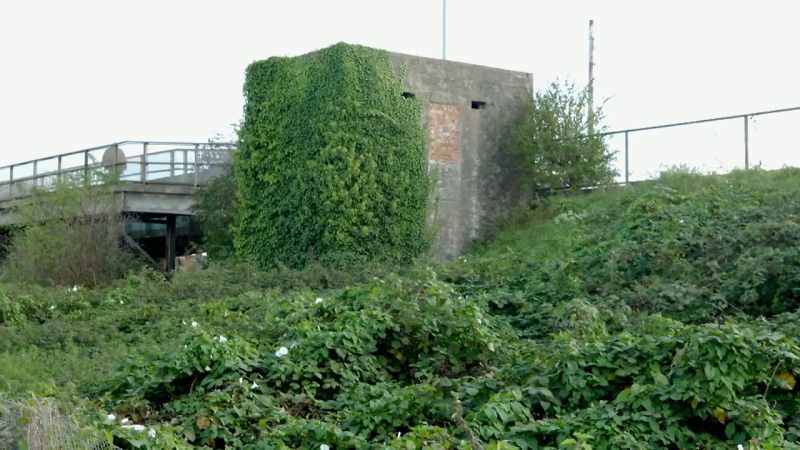 This is one of the few remaining pillboxes