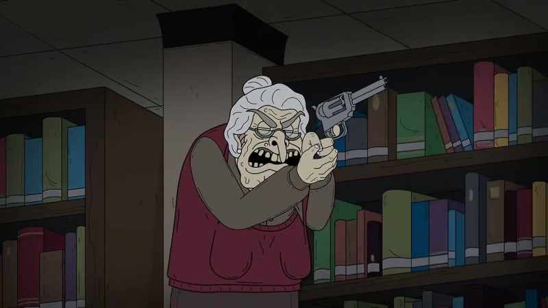 This one's for George![ Gunshot ]
