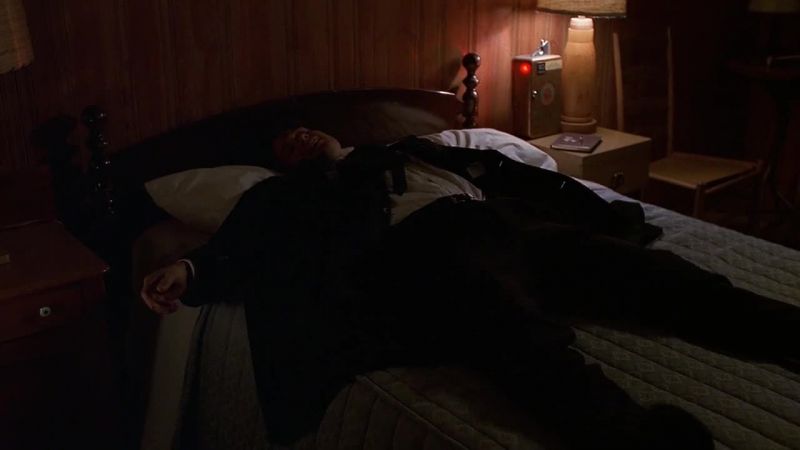 This one's my room, Mulder. Don't get mud everywhere