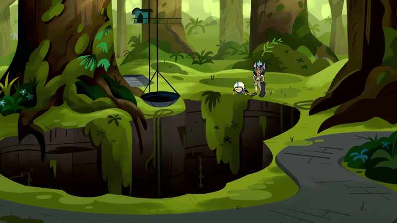 This is our cenote, where we