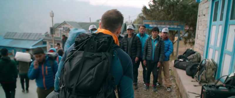 This is our team who is going with us all the way to base camp