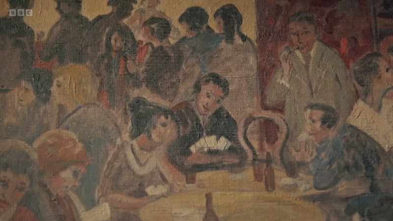 This painting hung in the Gateways