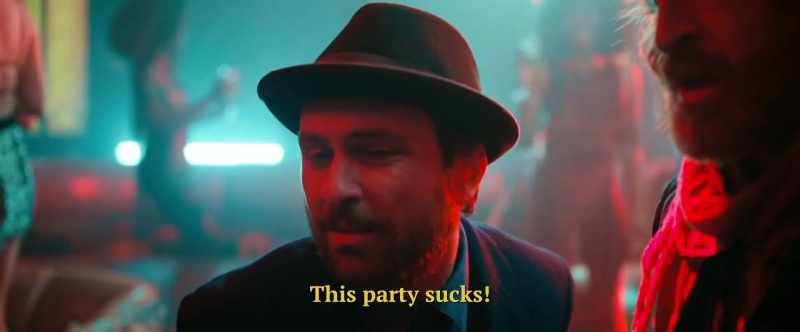 This party sucks!
